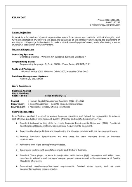 Kiran Joy_Resume