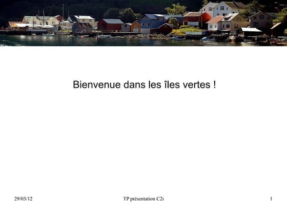 C2i présentation diapo