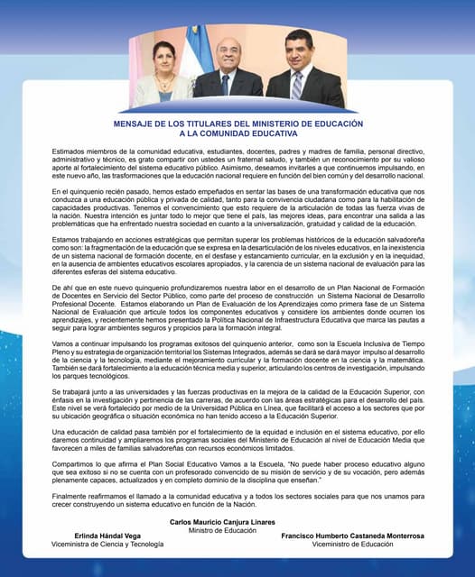 Calendario Escolar 2015 | El Salvador