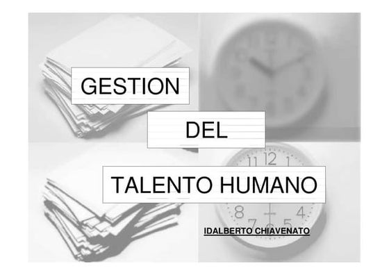 Capitulos recursos humanos-chiavenato