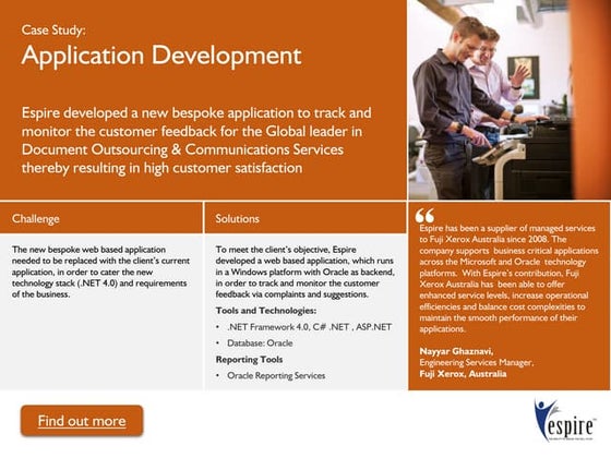 Case Studies ; Espire's Case Studies