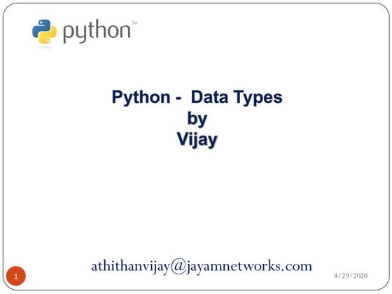 Python Data Types
