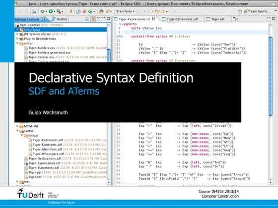 Syntax Definition