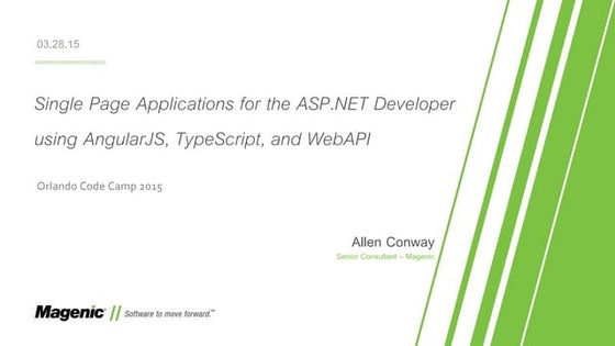 CC 2015   Single Page Applications for the ASPNET Developer
