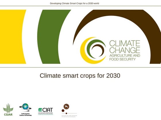 A vision for climate smart crops in 2030: Potatoes and their wild relatives