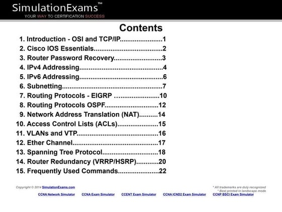 CCNA CheatSheet
