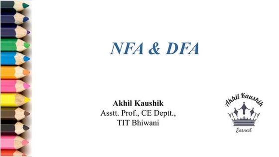 NFA & DFA
