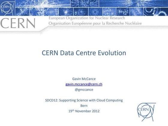CERN Data Centre Evolution