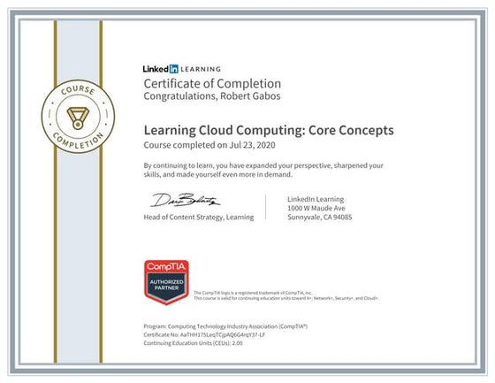 LinkedIn Learning - Learning Cloud Computing Core Concepts