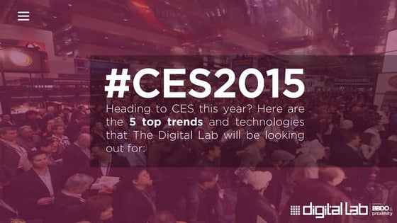 Preview of CES 2015