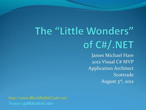 C# features