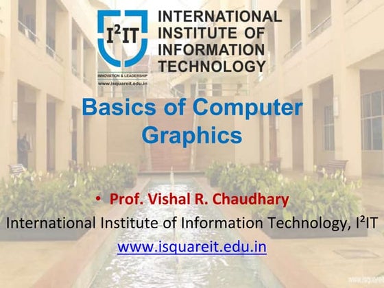 Basics of Computer Graphics