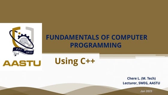 Basic Concepts of Programming - Practical Exercises