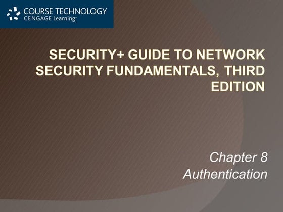 Ch08 Authentication