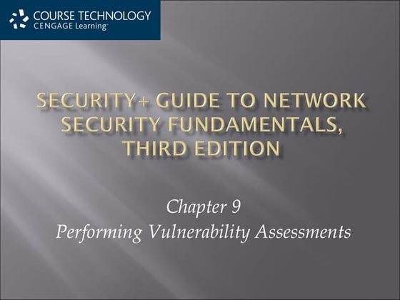Ch09 Performing Vulnerability Assessments