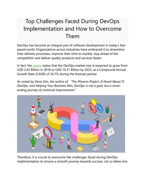 Top Challenges Faced During DevOps Implementation and How to Overcome Them