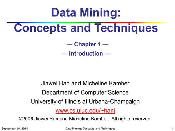introduction to data mining tutorial 