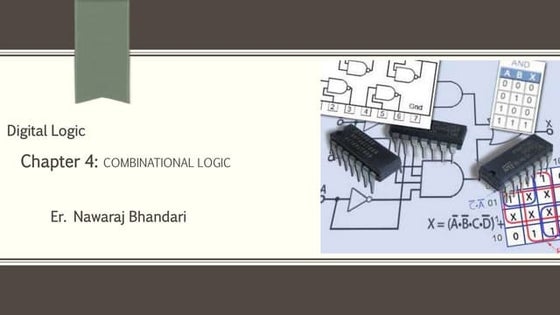 Chapter 4: Combinational Logic