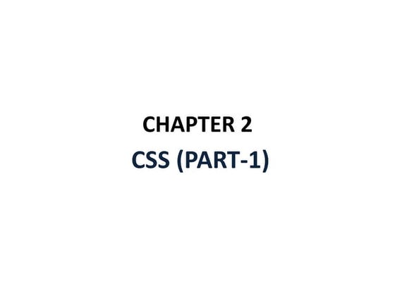 Std 12 Computer Chapter 2 Cascading Style Sheets  and Javascript(Part 1 CSS)