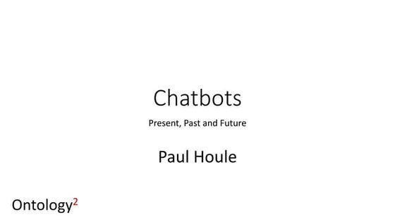 Chatbots in 2017 -- Ithaca Talk Dec 6