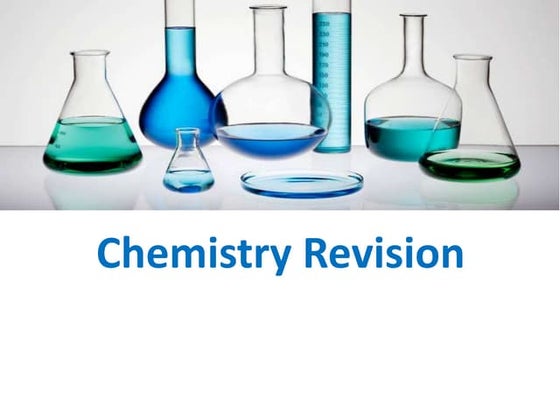 Chemistry revision IGCSE 