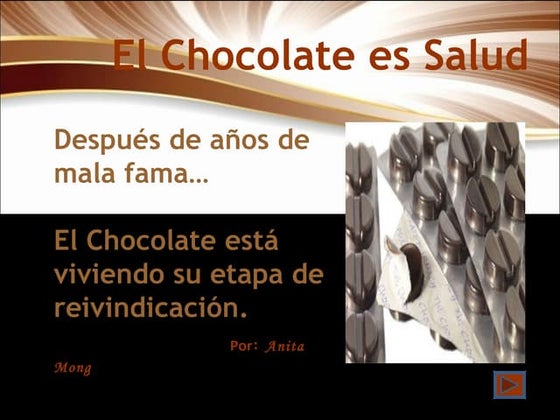 Chocolate y salud