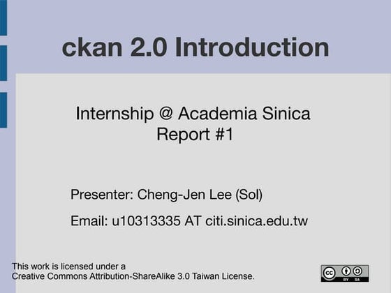 ckan 2.0 Introduction