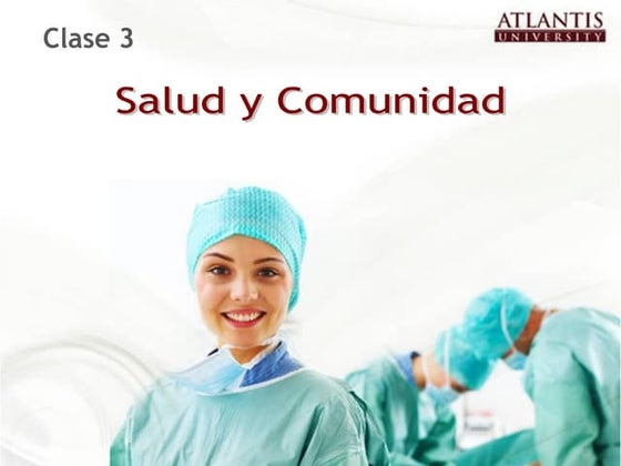 Clase 3 salud y comunidad