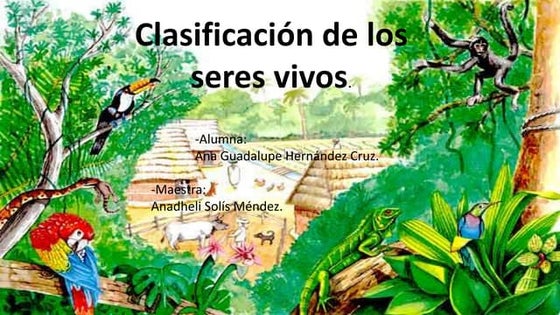Clasificacion de los seres vivos