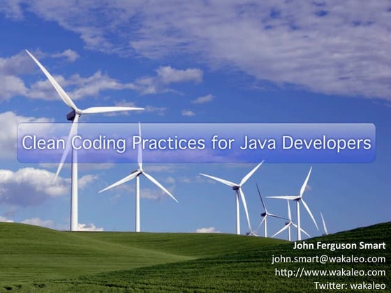 Clean coding-practices