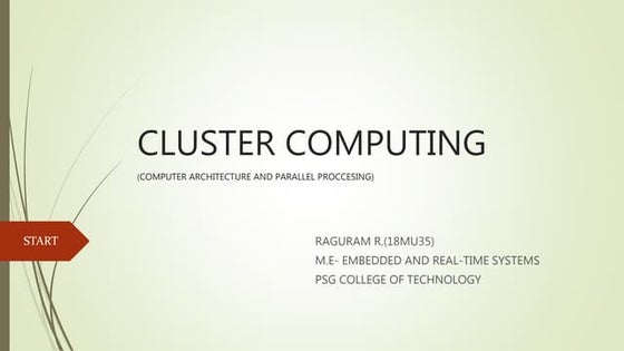Cluster computings