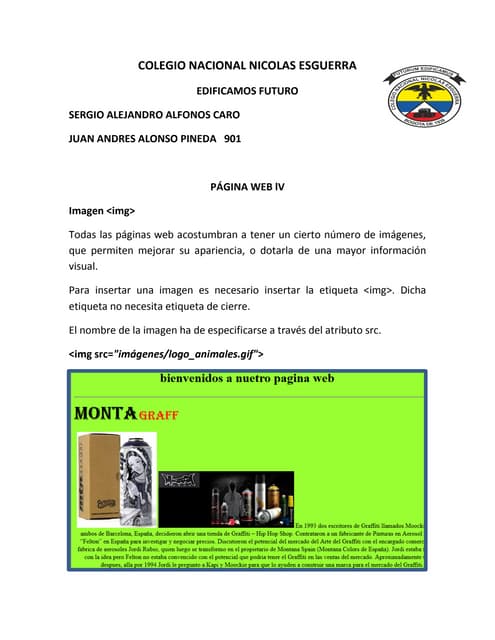 pagina web IV 