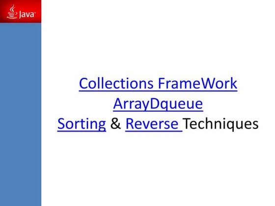 Collections framework in java