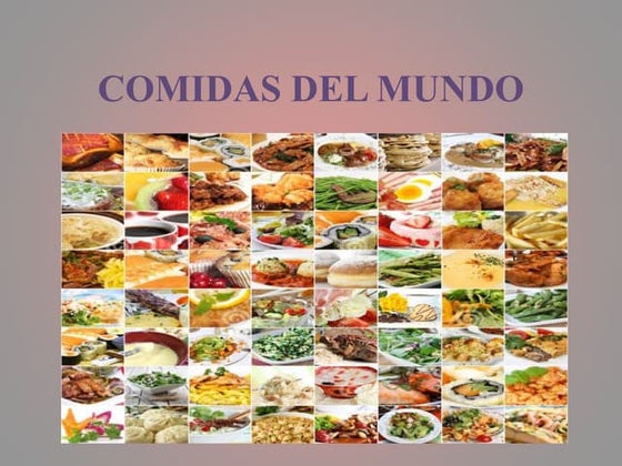 Comidas del mundo