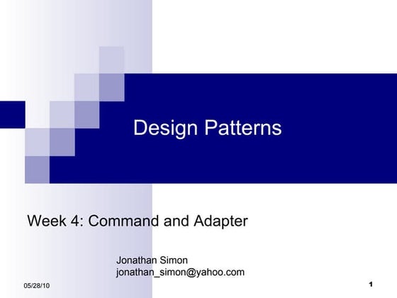 Command and Adapter Pattern