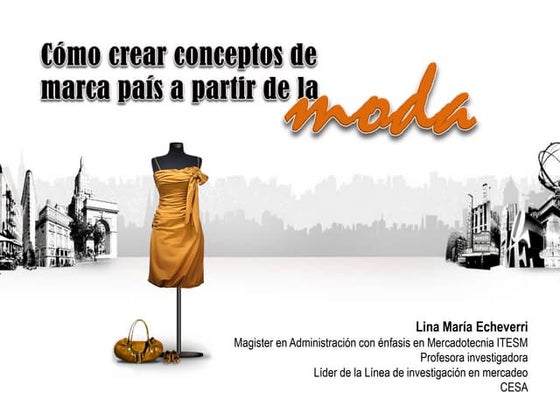 Como crear conceptos de marca país desde la moda