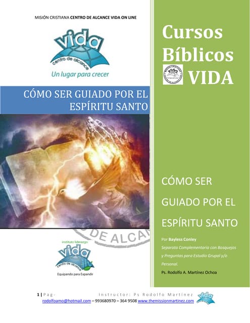 ¿Cómo ser Guiado por el Espíritu Santo?