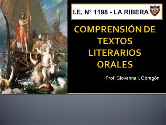Comprensión de textos orales ODISEA