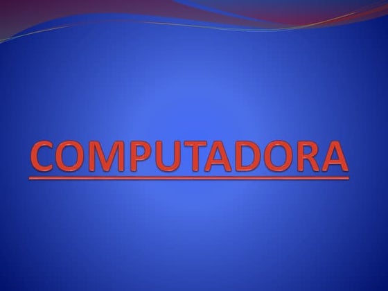 Computadora (hadware)
