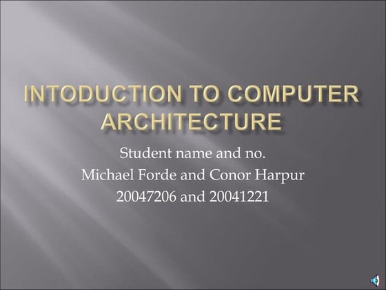 Computer architecture
