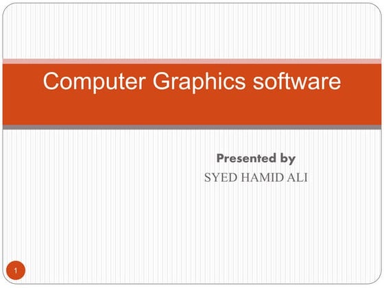 Computer graphics.