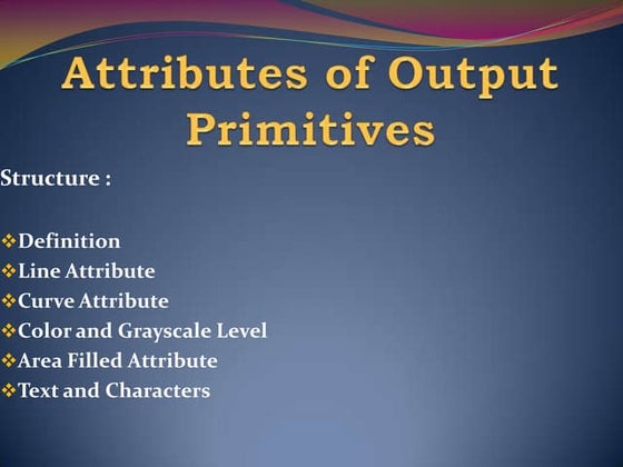 Computer graphics chapter 4
