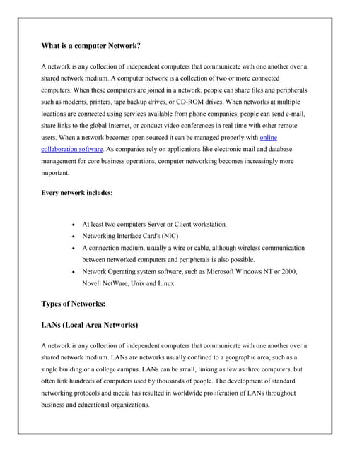 Computer network