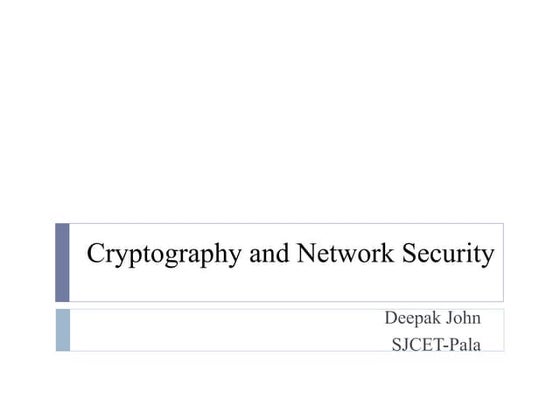 Computer security module 1