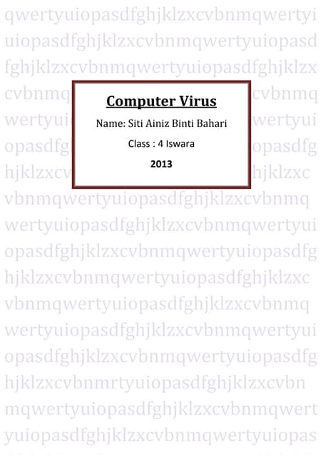 Computer virus (Microsoft Word)
