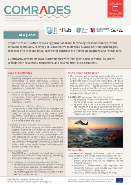 COMRADES EU Project Factsheet