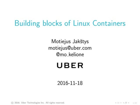 Understanding and building Your Own Docker