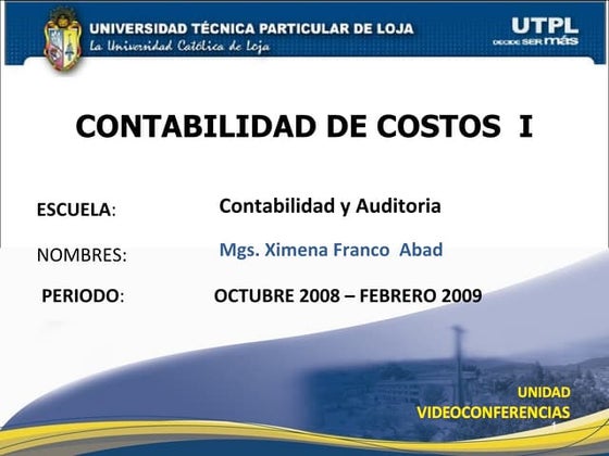 Contabilidad de Costos