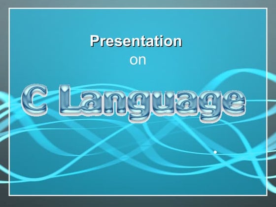 C presentation