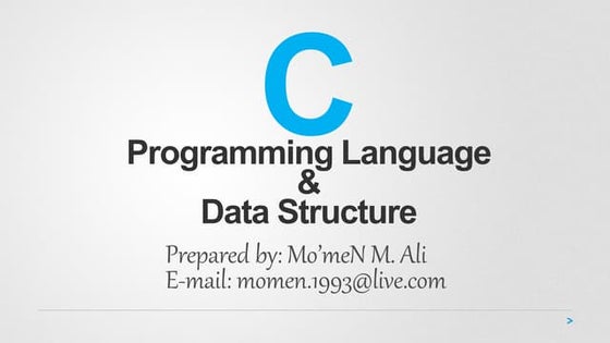 C programming & data structure   [arrays & pointers]